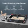 AlgoLaser Delta Laser Engraver 22W Output Laser Engraving Machine with 3.5" Touch Screen Laser Cutter for Wood Leather Arylics