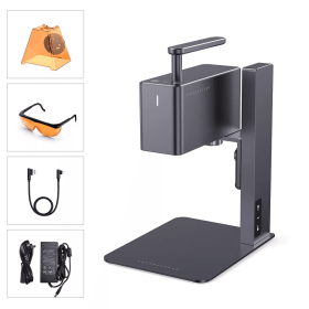 450nm Laser Engraver LaserPecker 2 Logo and Picture Printer Wood Leather Part Metal Laser Engraving Machine (Color: L2-Basic)